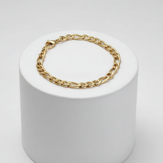 Bijoux à chaîne en acier inoxydable, bracelet de 5mm, 7 pouces et 8 pouces, style Hip Hop, SB011